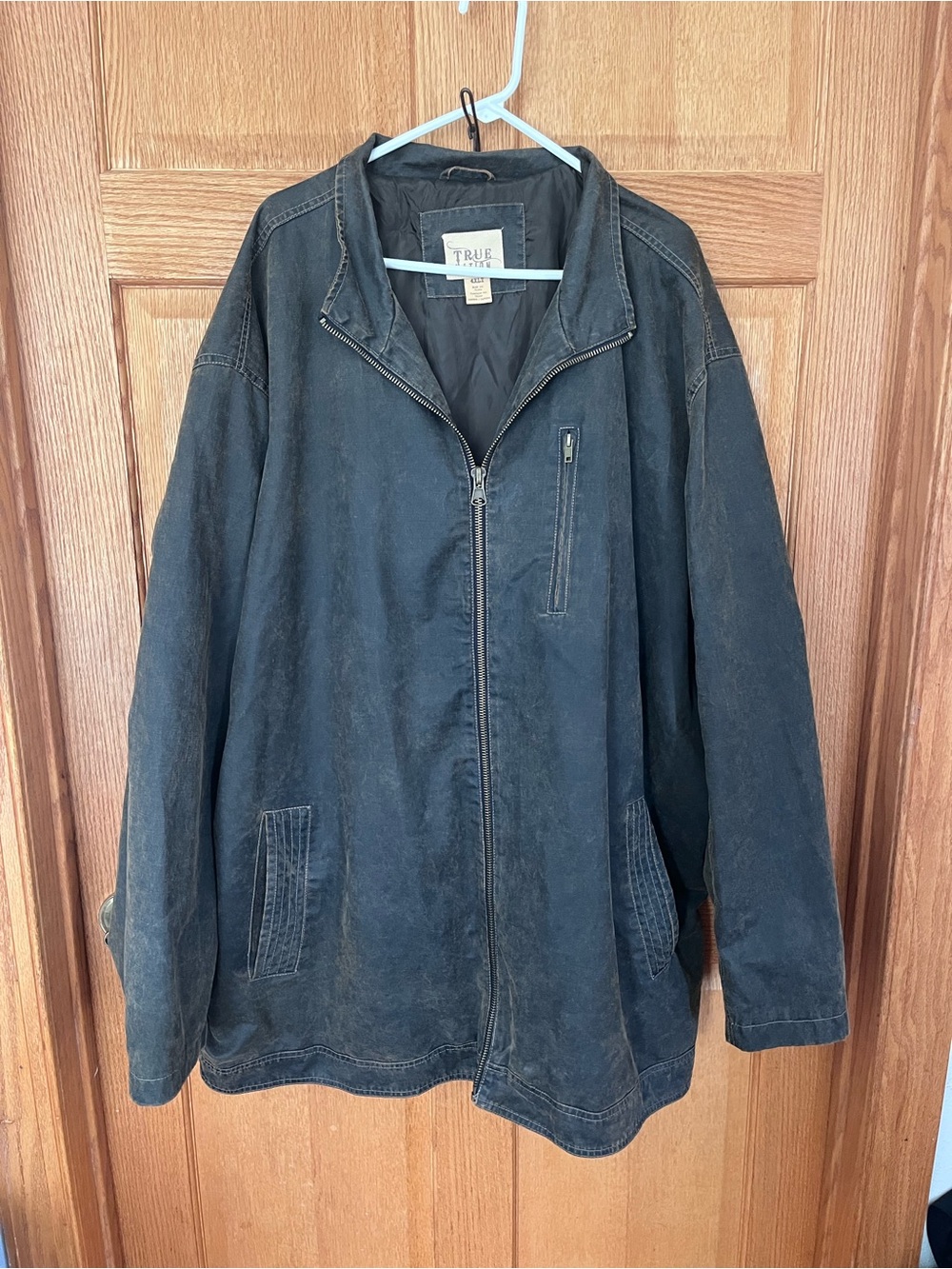 True nation Men’s Casual Western duster Zipper Jacket